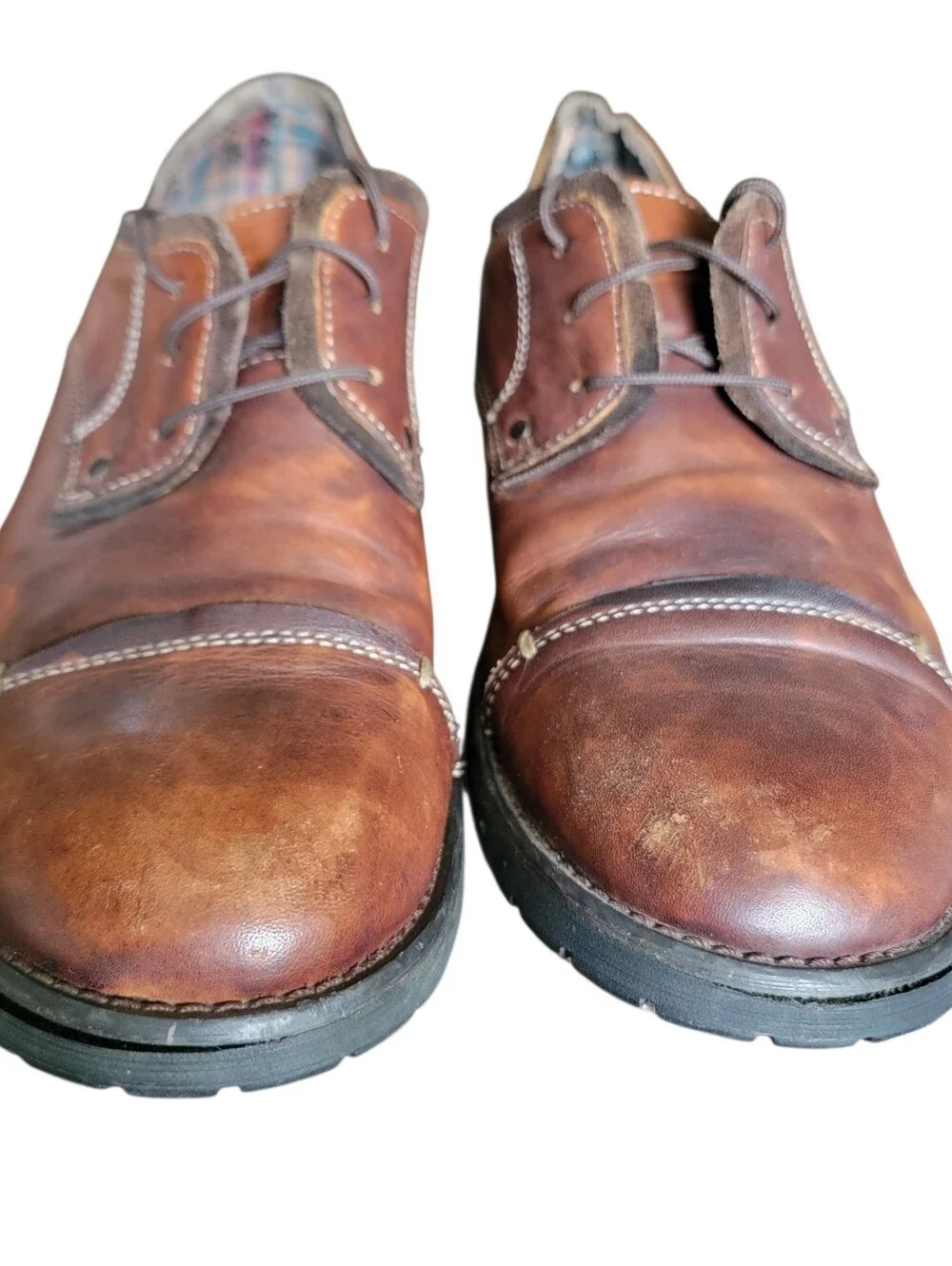 Bed|Stü Repeal Leather Cap Toe Oxford's